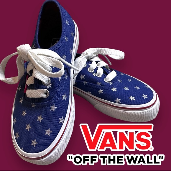 🎉HOST PICK!🎉 NWOB Vans Authentic “Studded Stars” Design Sneakers. Kids 10K - Picture 2 of 13